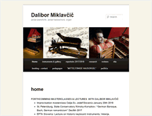 Tablet Screenshot of dalibor-miklavcic.com